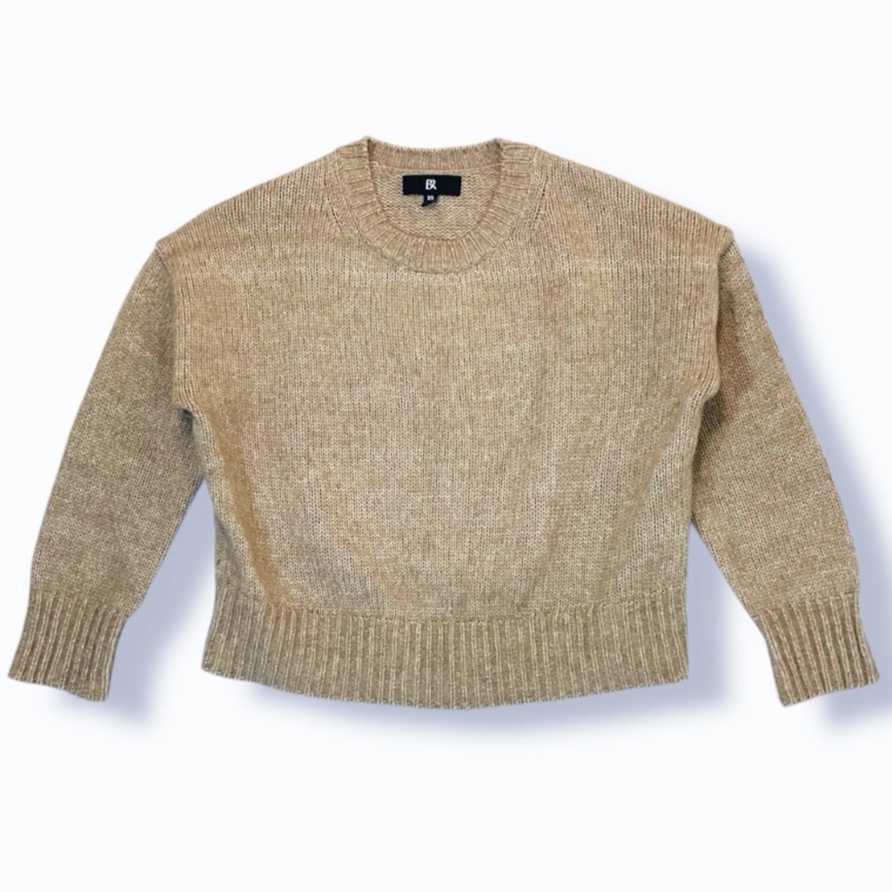 Banana Republic Mona Wool & Cotten Blend Cropped Oversized Sweater
